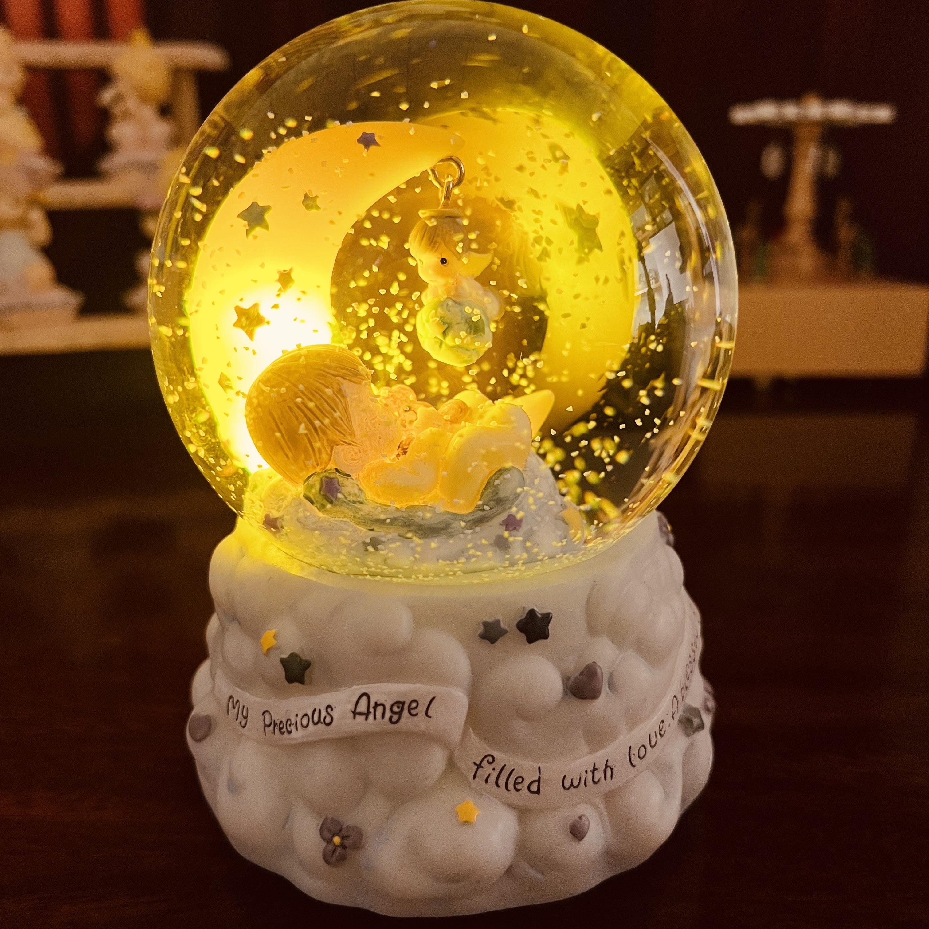 韩剧周幼琳发光mygirl我的女孩飘雪水晶球音乐盒送情侣女生日礼物