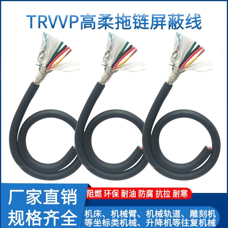 屏蔽链电缆TRVP线1500万次耐曲折抗干扰拖2/DCTRVVP-V3/手4/5/6芯图片