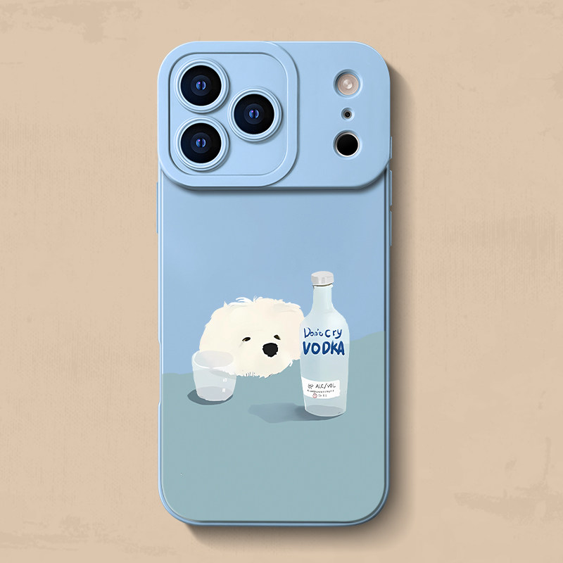 惬意小白iPhone17手机壳