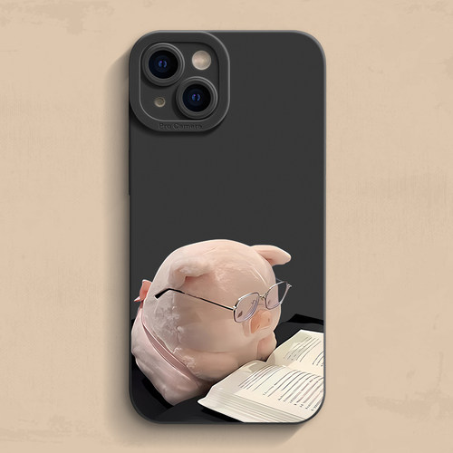 看书猪猪iPhone17手机壳