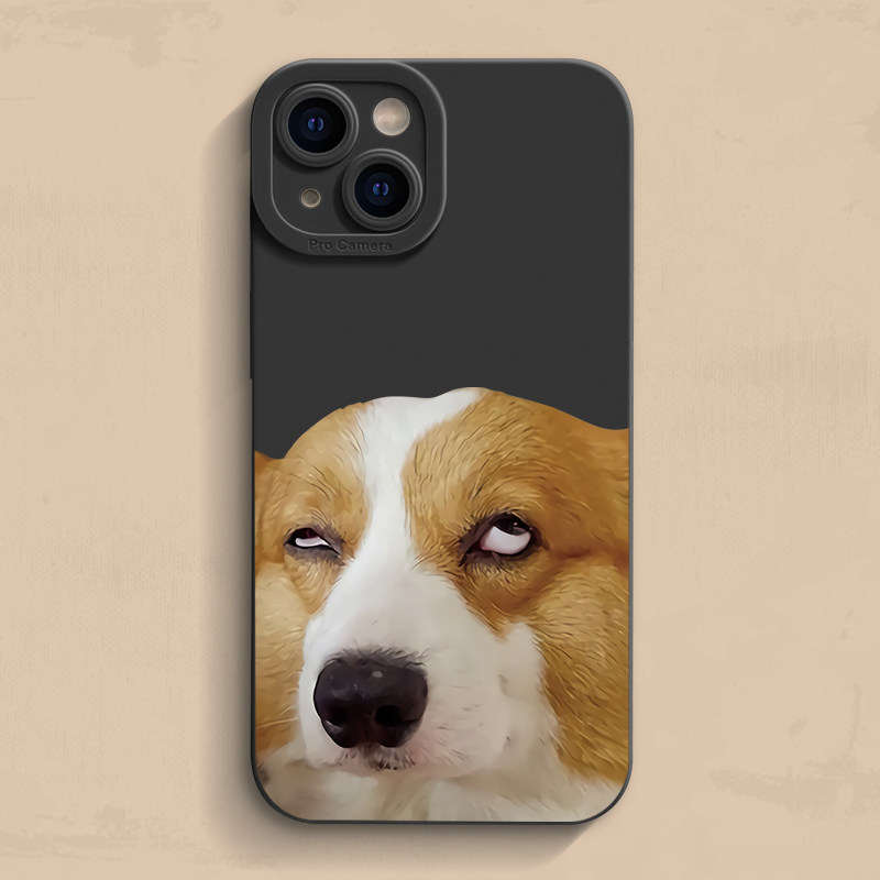 搞怪柯基iPhone17手机壳苹果12搞怪11Promax创意8plus男14套se有趣13新款潮牌6plus女15个性xr简约7适用16