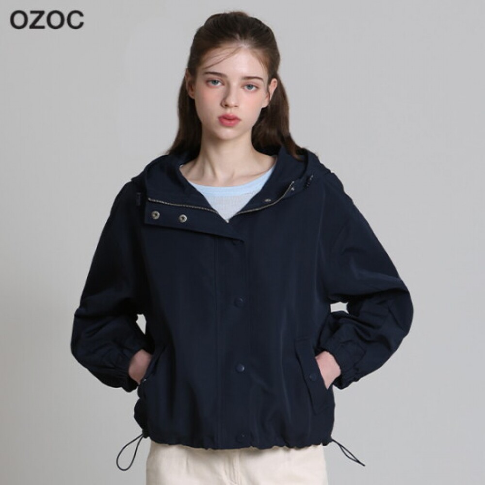 OZOC连帽抽绳外套