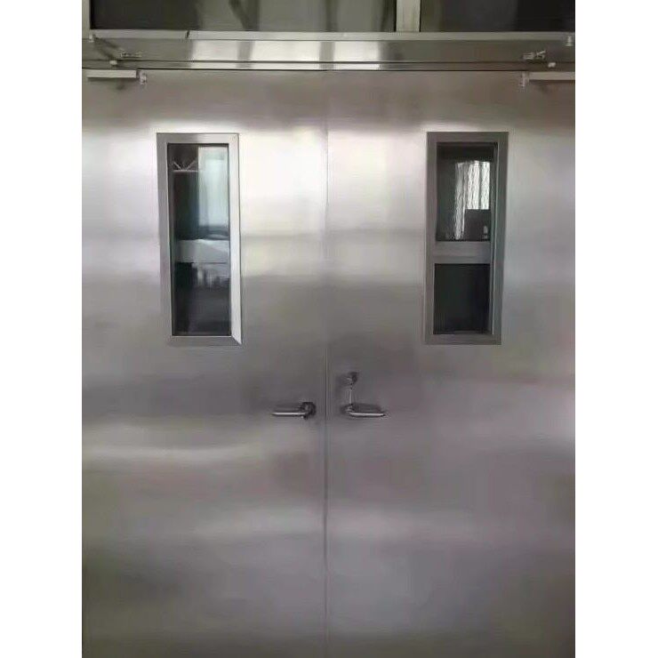 不锈钢防火门甲乙级防火玻璃门定制工程消防门闭门器通道门自由门