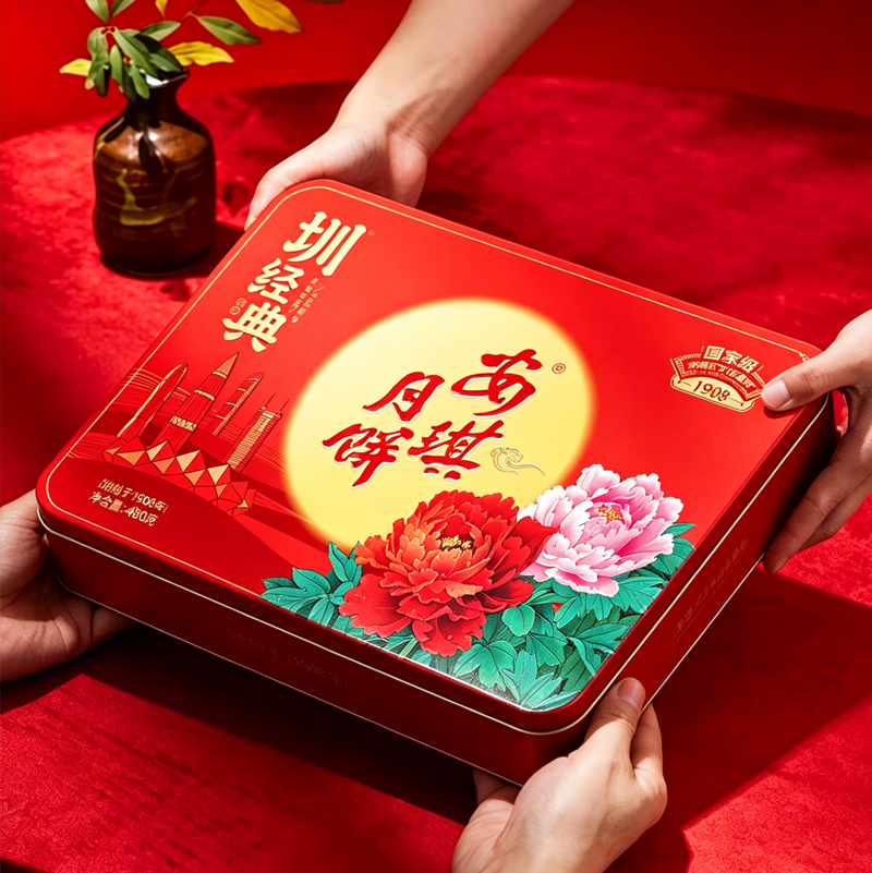 安琪圳经典月饼480g(6饼4月饼