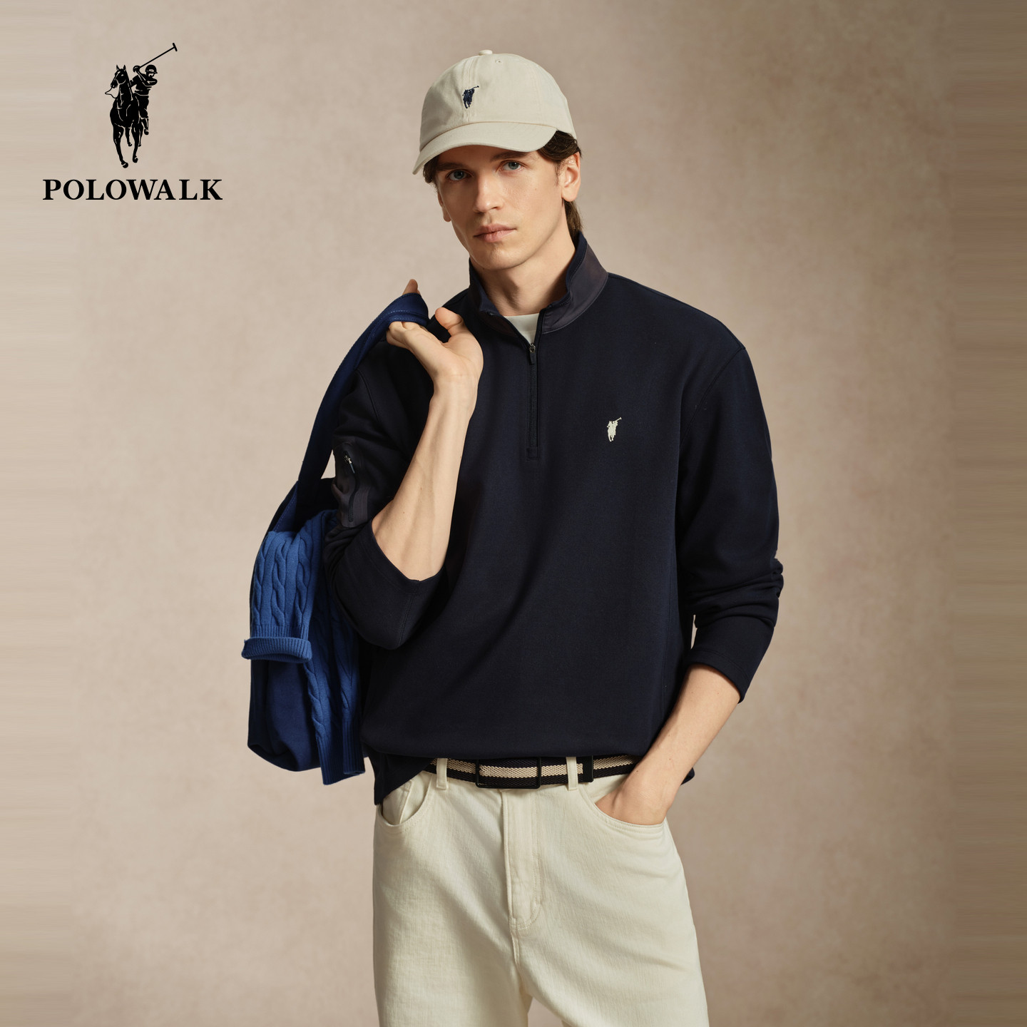 POLOWALK男装秋冬新品长袖T恤