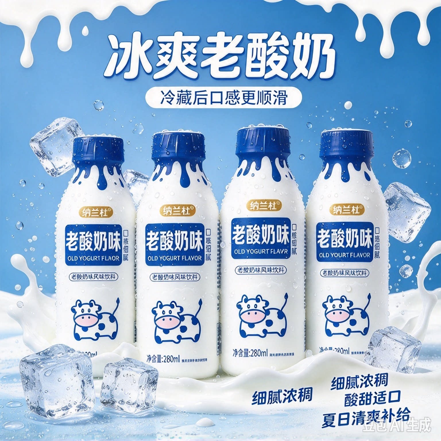 【领券立减30】发酵型老酸奶风味饮料常温儿童上学早餐代餐饮品-G