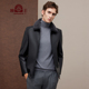 头层牛皮皮衣羽绒服商务休闲修身 秋冬款 新款 兽王2025
