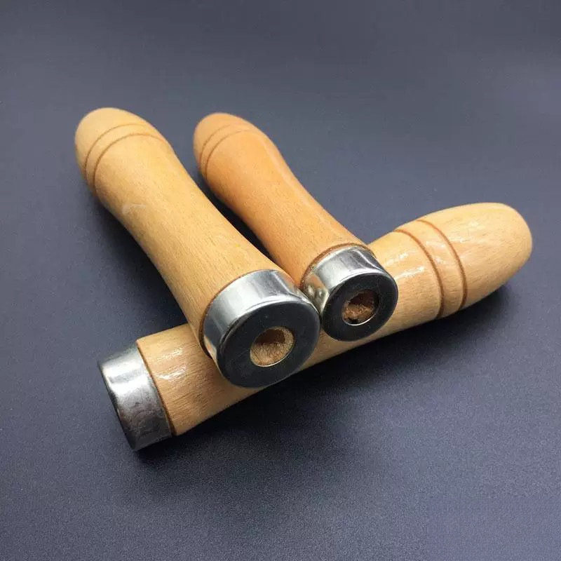 通用扁孔锅铲手柄实木方孔勺子图片