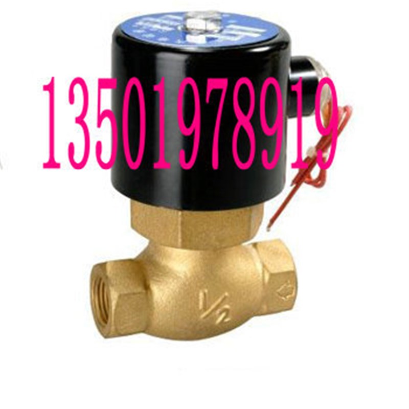 上海阀门-2L型全铜丝扣蒸汽电磁阀丝口常闭/常开型220V DN1520