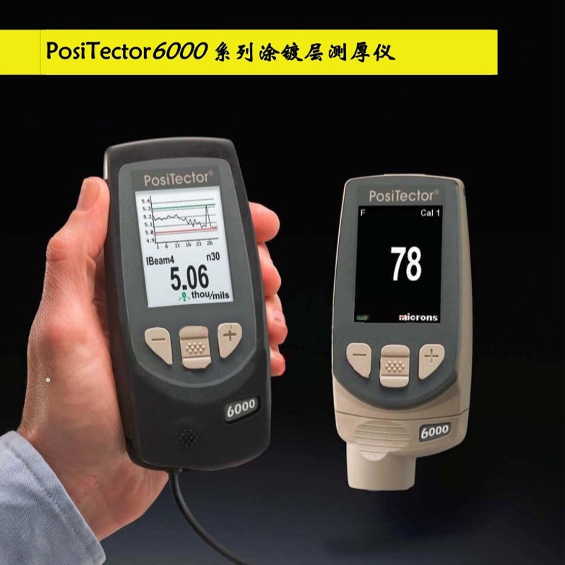 美国DeFelsko PosiTector 6000FNDS1涂层测厚仪 钢-锌-油漆监视器