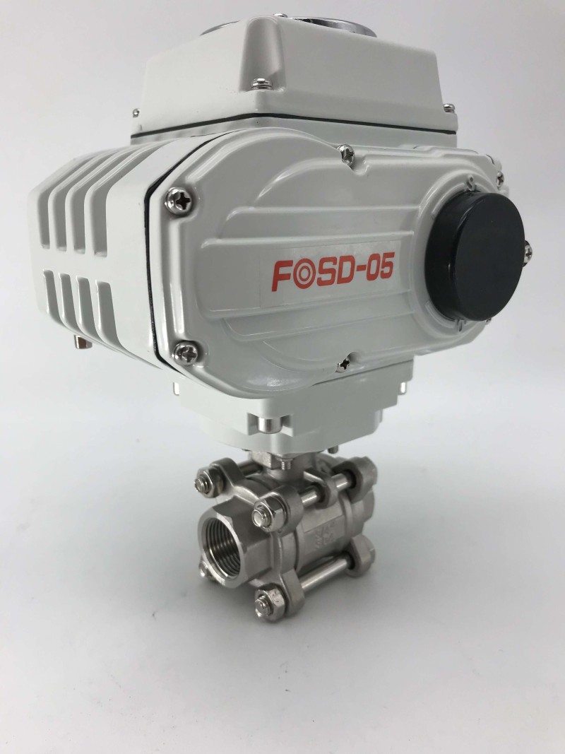 电动不锈钢球阀三片式高温丝扣内螺纹304高压开关调节阀Q911F-16P