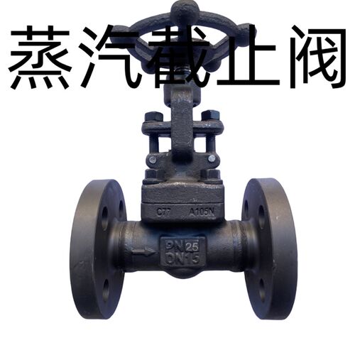 法兰停止阀J41H-25C 锻钢蒸汽耐高温高压阀门DN15 20  25  40 50