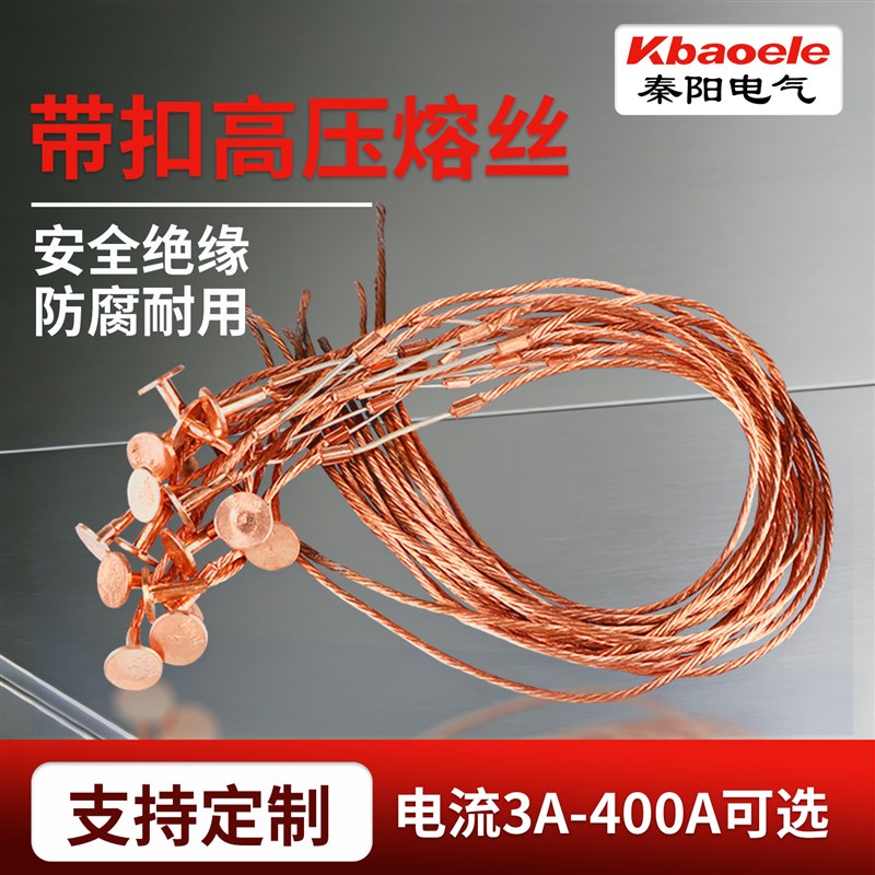 国标带扣高压熔丝10KV户外跌落式高压熔断器保险丝3A50A100A200A图片