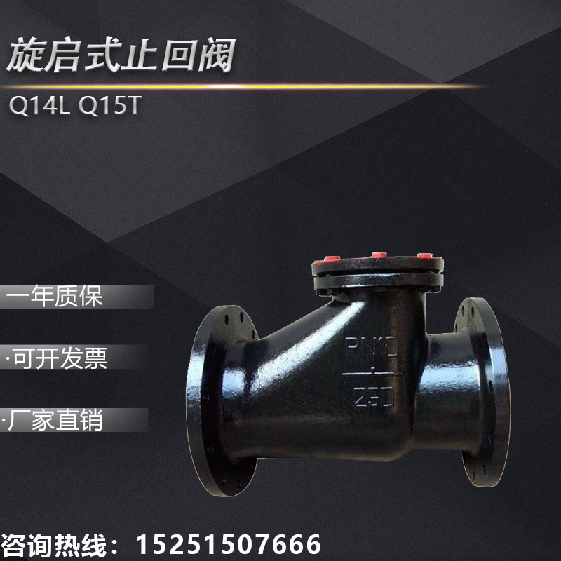 H44T-16旋启式止回阀 铸铁法兰止回阀 单向阀dn65 80 100 150 200