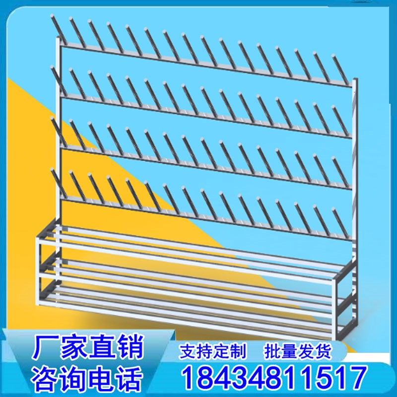 鞋胶靴子烘干机消毒便鞋水鞋雨鞋架烘干型屠宰场沥水不锈钢双层雨