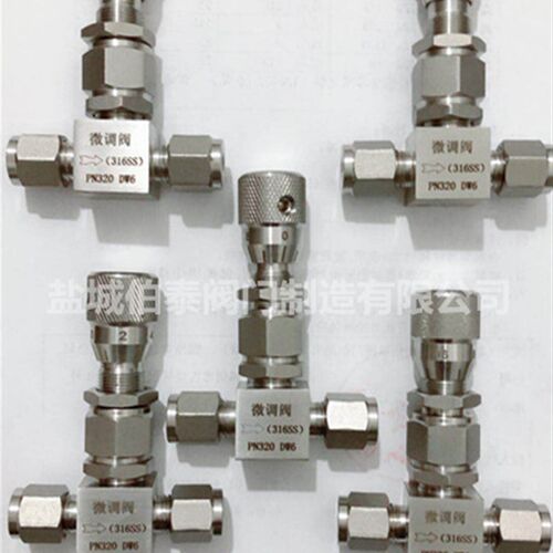 304/316不锈钢卡套微调阀直通高精度刻度手动微量调节阀WL91H阀门