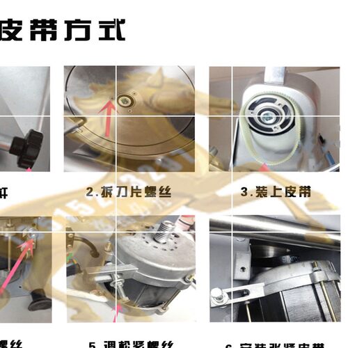 广东恒联食品机械H.L恒联QP25A多功能切片机多沟楔联带330/7皮带