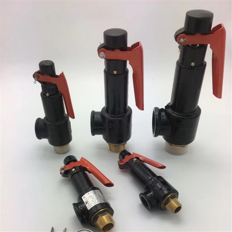 铸铁储气罐安全阀蒸汽锅炉弹簧式安全阀A27W-10T/16T泄压阀排气阀