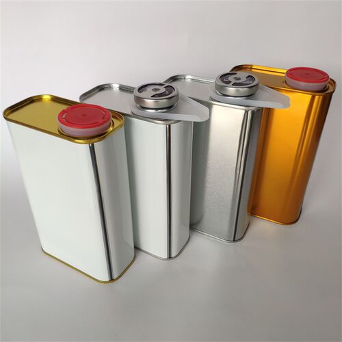 0.5L1L2L2.5L3L4L5L升油漆马口铁桶方形铁桶化工桶汽油品取样桶罐