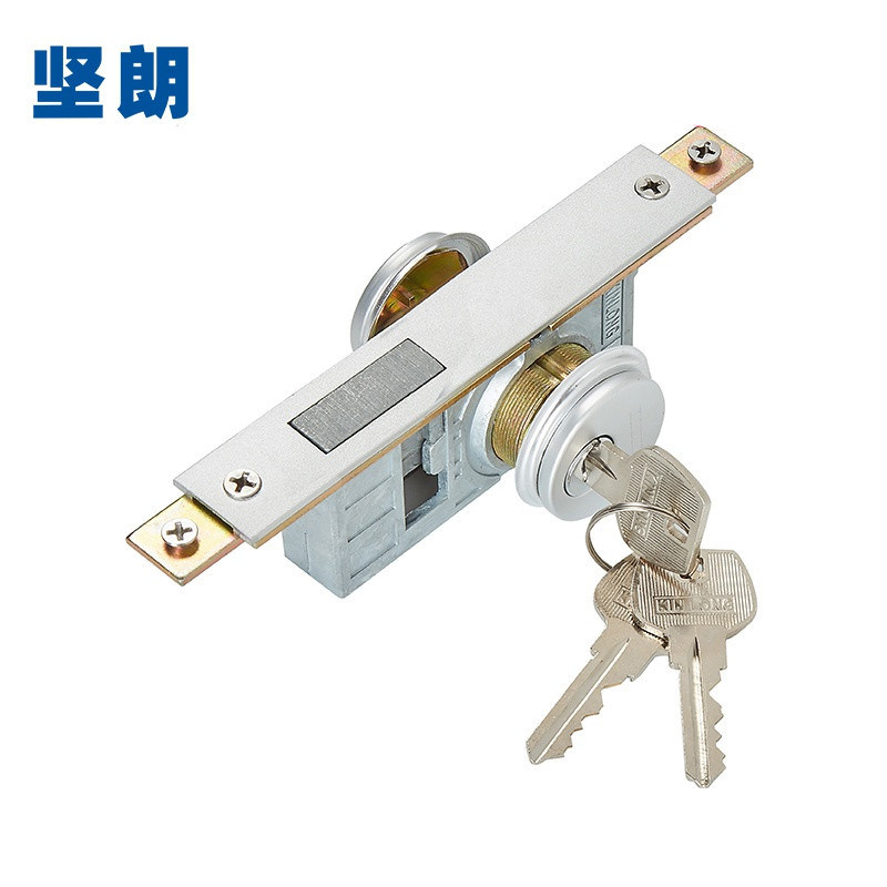 坚朗型材门地锁不锈钢门中间门锁包边肯德基玻璃门地锁WM1251250图片
