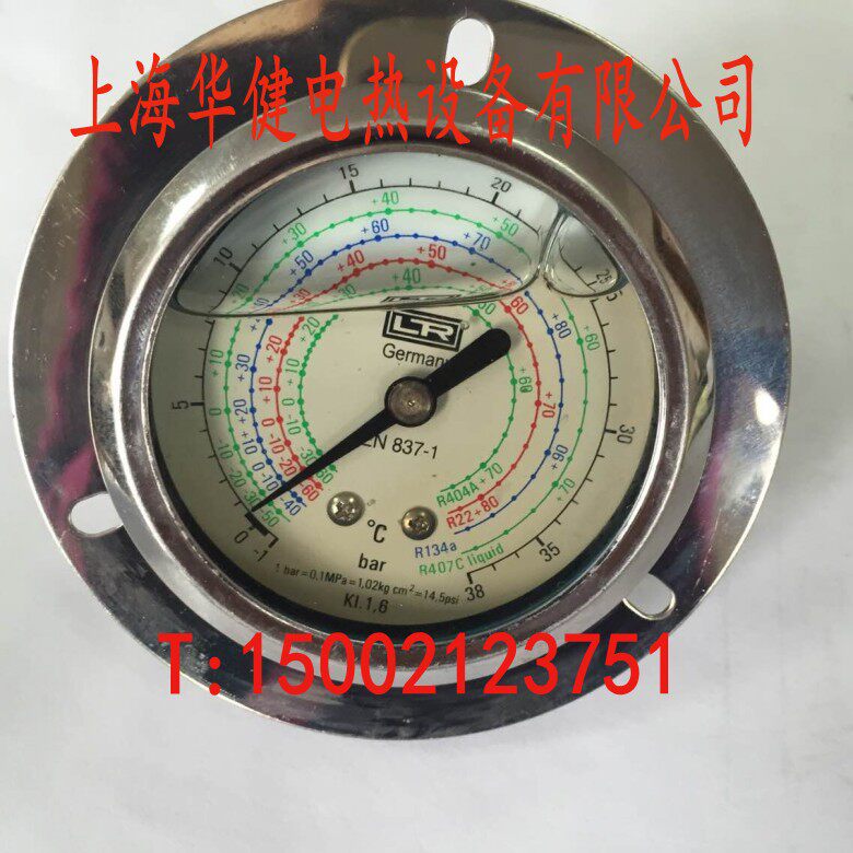 60MM表面18Kg38Kg油压冷媒表氟利昂表防震压力表制冷剂表雪种表
