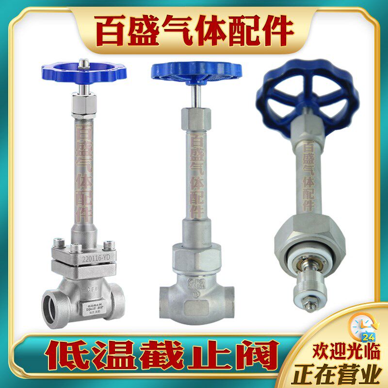 DN15DN20DN25DN40不锈钢低温截止阀DJ61F-40P焊接液氧液氮LNG阀门