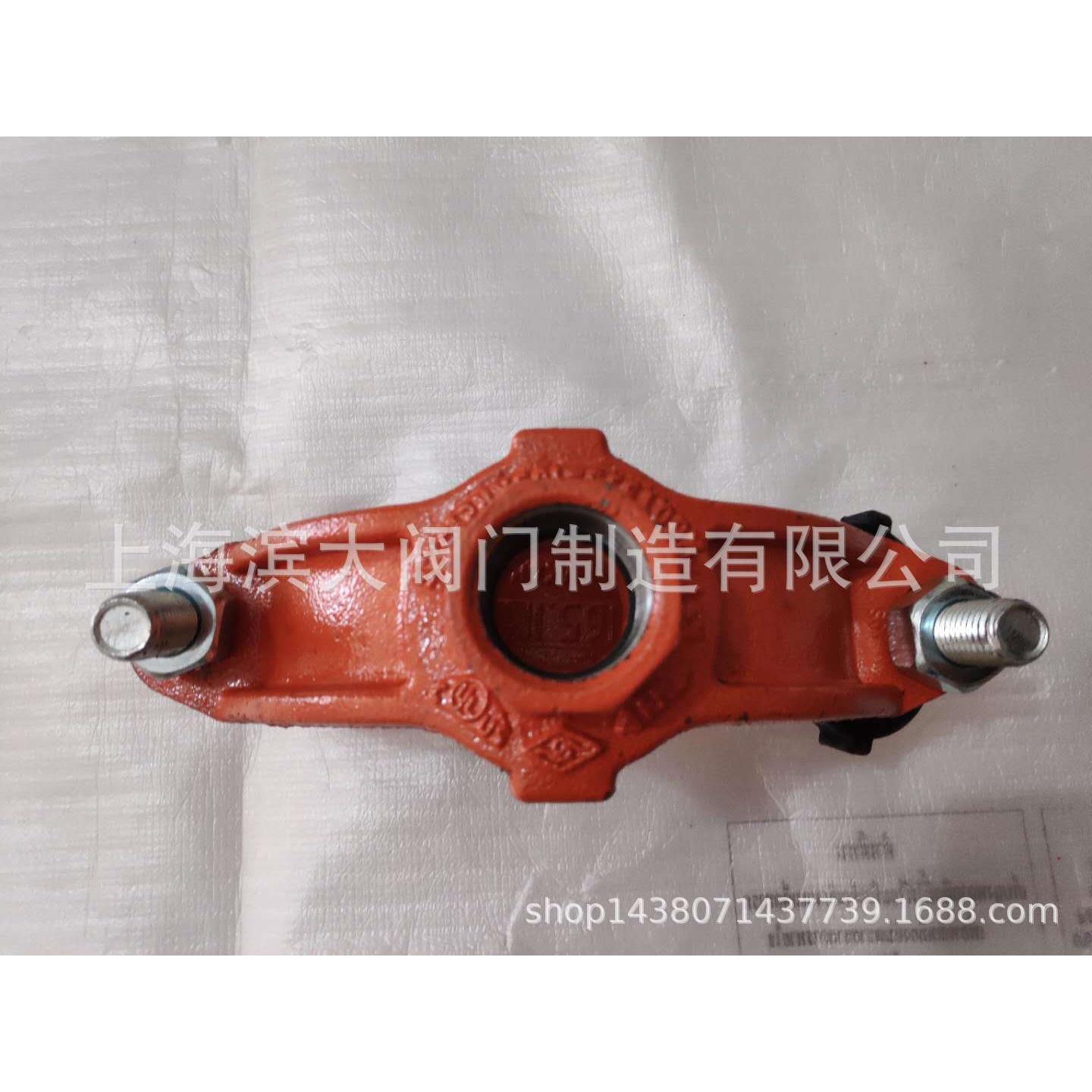 迈克阀门迈克卡箍 FM认证迈克沟槽机械三通DN150*DN76 迈克管件