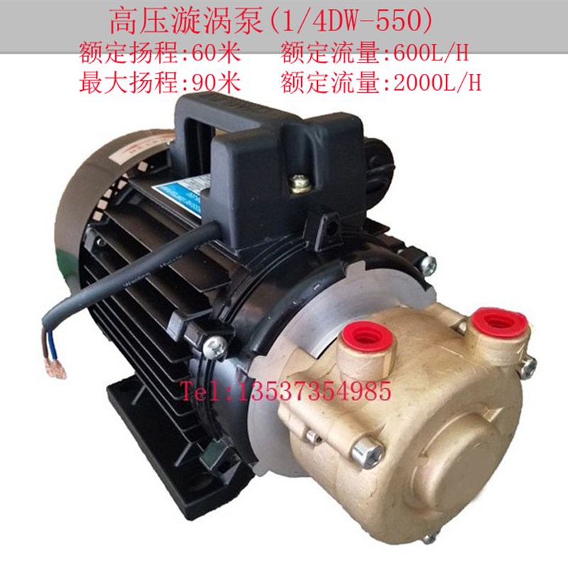 斯利1/4DW-550多级高压旋涡泵 正田奥龙款锅炉蒸汽发生器补水泵