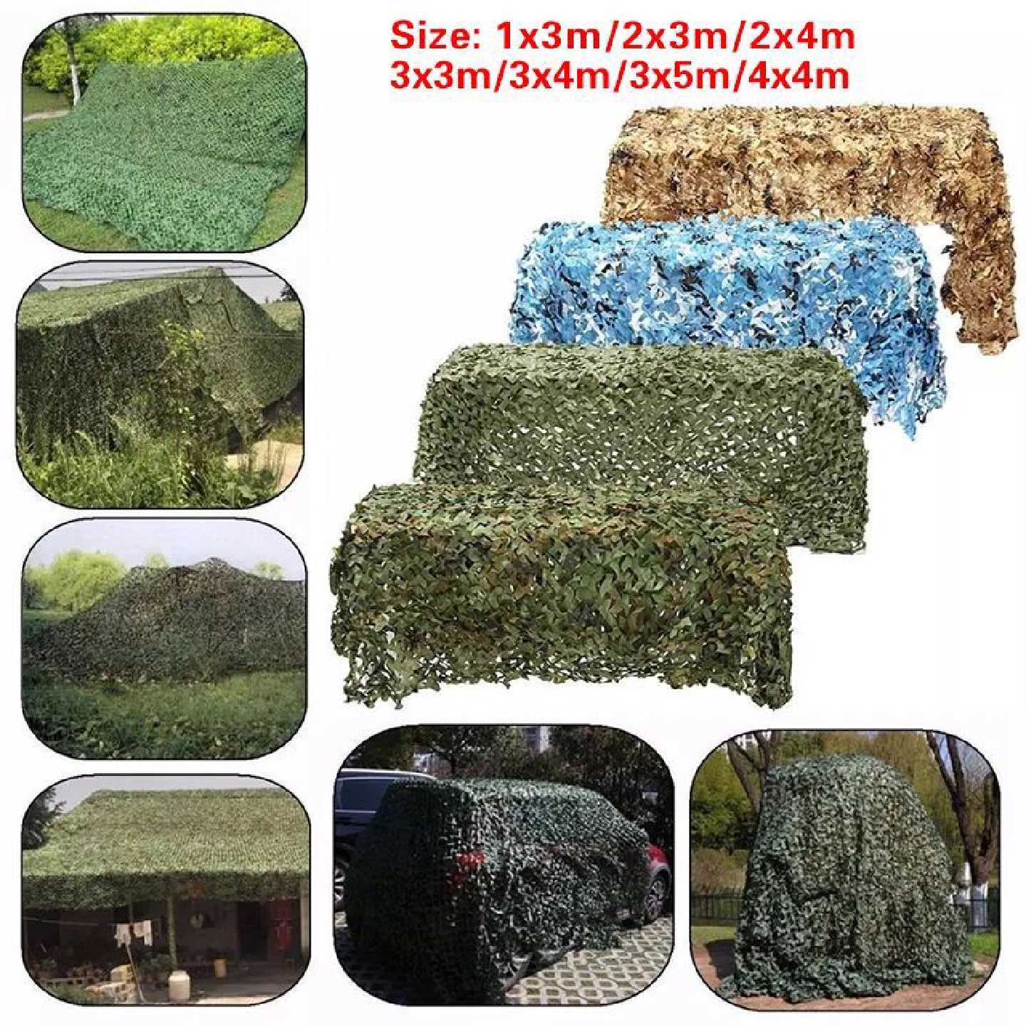 3*3伪装网迷彩防晒遮阳网航拍山体覆盖绿化矿山防伪户外遮盖装饰