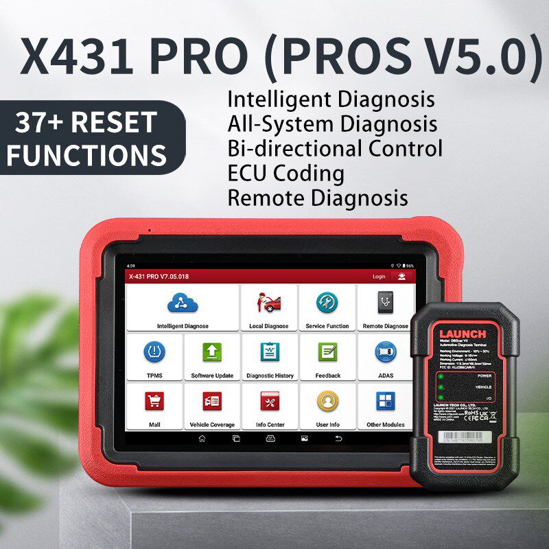 元征海外版431PROSV5.0汽车检测仪故障诊断仪obd检测仪英文全球版