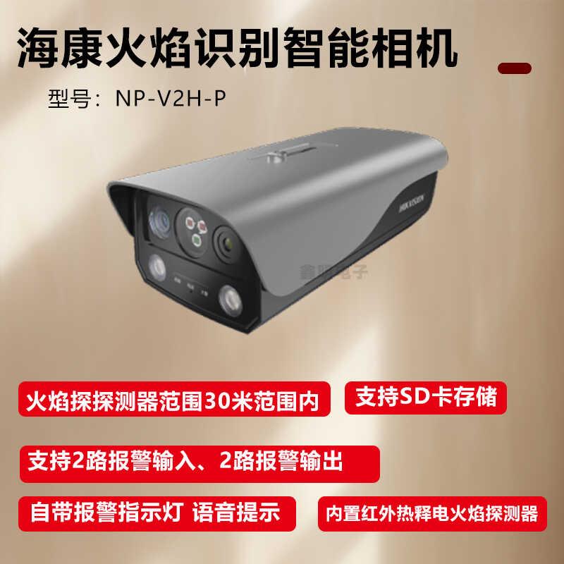 海康威视火灾消防烟火报警监视摄影机可视化红外火焰探测NP-V2H-P