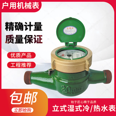 云南云水牌水表 宁波冷水表 热水 平式 立式DN15 20智能水表