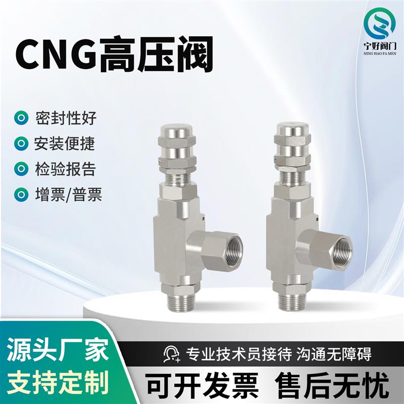 304/316不锈钢CNG高压泄压阀瓦斯可调活套卸荷合金安全阀耐高温