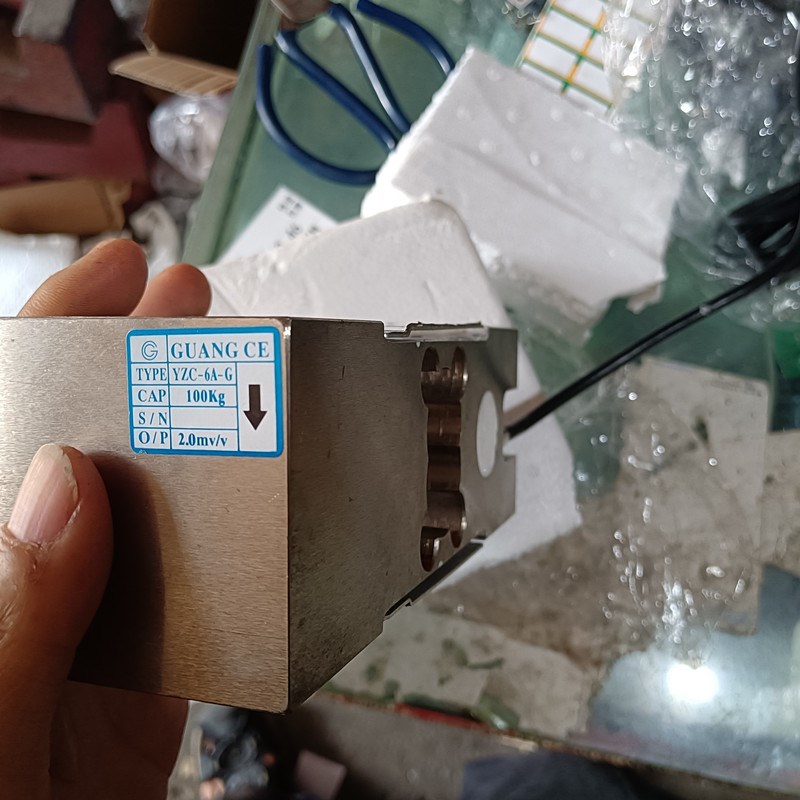 广测YZC-6A-G皮带秤压力传感器150kg称重200kg合金钢100kg配料机3