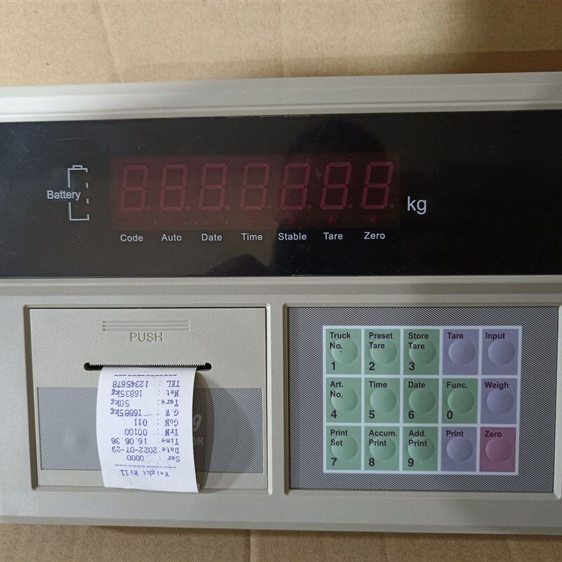 上海耀华电子秤打印称重磅单显示器英文外贸版地磅仪表xk3190a9p