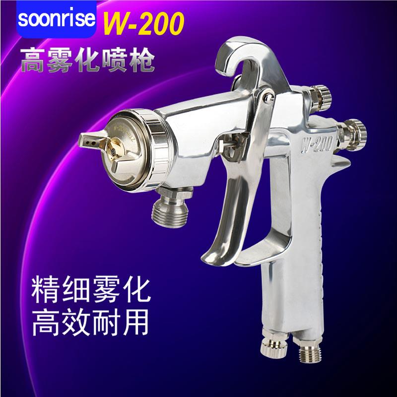 台湾流邦W-71W77W101/W200气动喷漆枪手动汽车面漆料喷涂工具