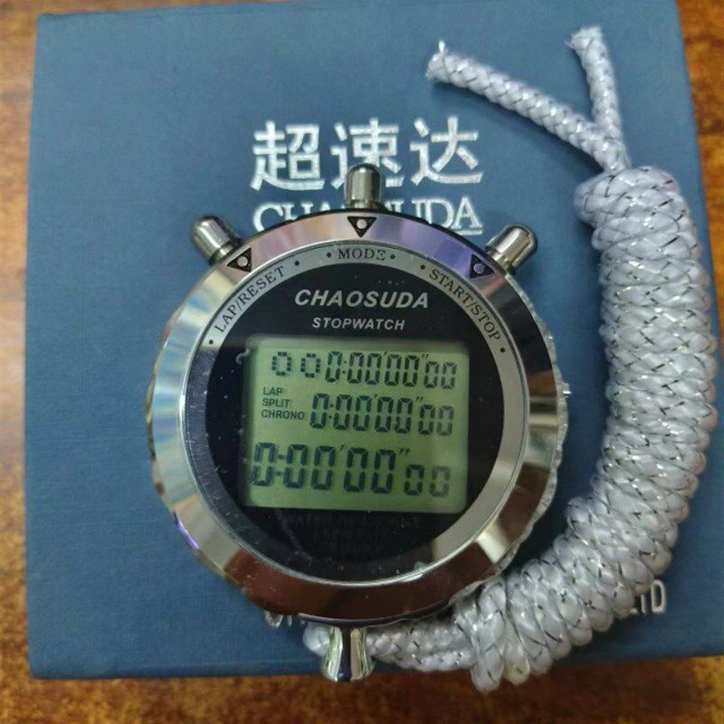 电子计时器秒表 CSD7100 三排100道金属秒表 深圳超速达