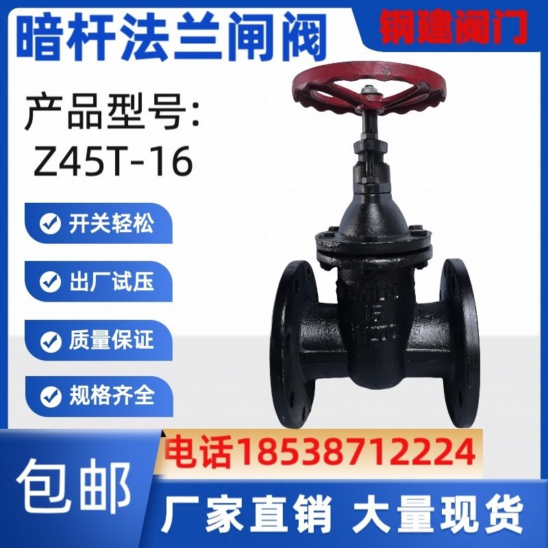 闸阀铸铁闸阀手动闸阀法兰闸阀铜芯闸阀消防闸阀自来水阀门5080