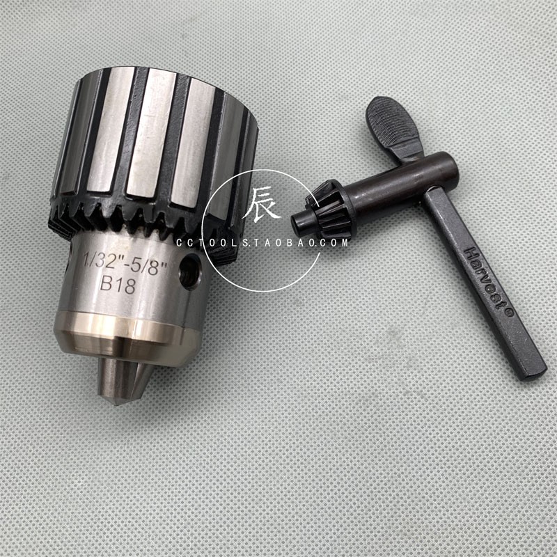 西湖/西菱台钻原配丰收牌扳手钻夹头1.0-16 B18 铁夹头 电动工具