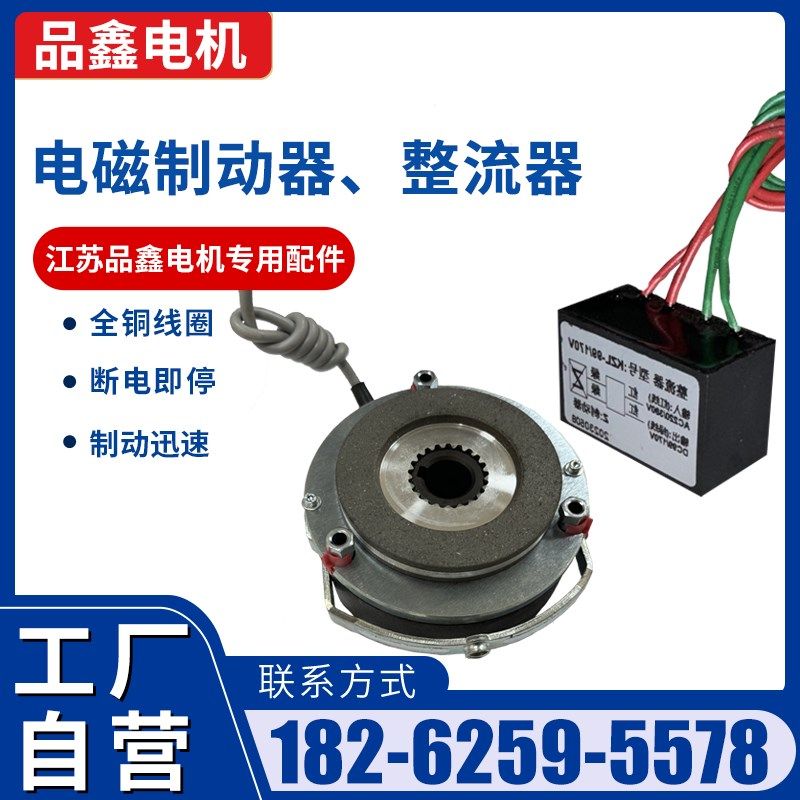 电磁制动器99/170V整流器煞车片断电DZS1抱闸电机失电制动器总成