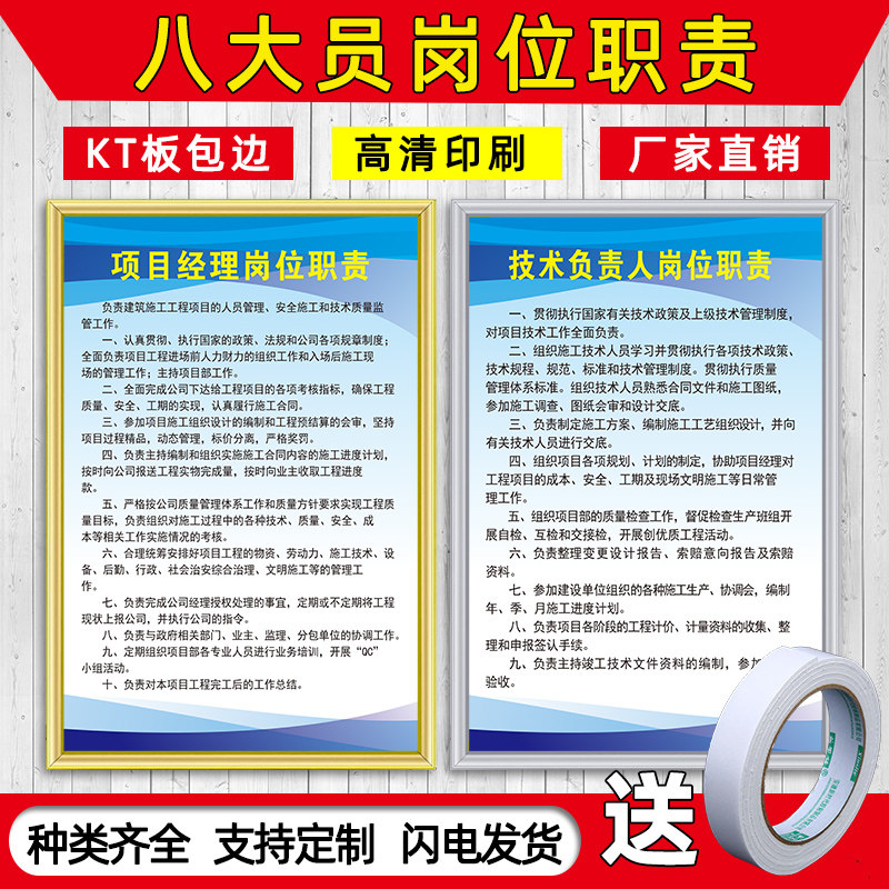 建筑工地八大员安全员材料员质量资料造价测量员预算员施工员标准