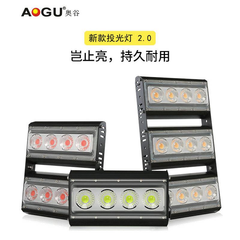LED户外防水园林绿化景观七彩投光灯射灯隧道灯泛光灯工地工程灯