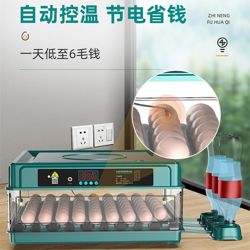 家用迷你孵化机全自动孵化箱恒温水床鹦鹉家用型孵化器智能孵蛋器