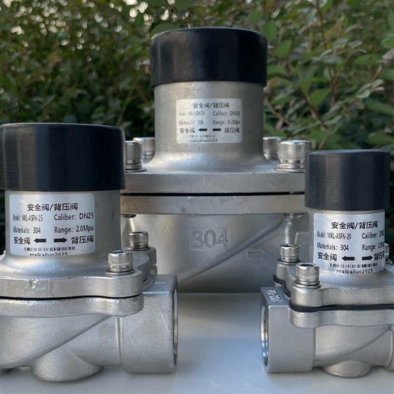 SS304不锈钢背压阀316L安全阀计量泵附件液体水泄压阀MKL系列螺纹