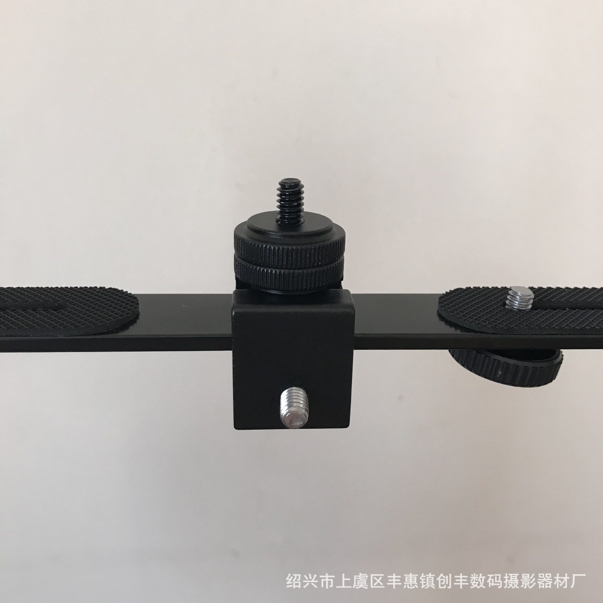 一字杆软管支架gopro支架1/4螺纹圆片热靴