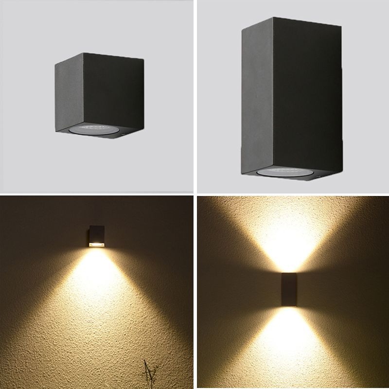 户外壁灯庭院外墙灯大门口双头简约灯阳台灯led上下打光家具伙拼