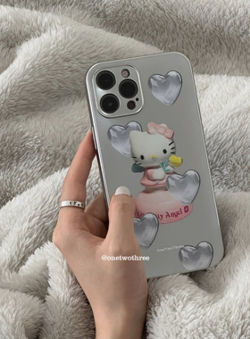 OneTwoThree少女心适用苹果14Pro手机壳iPhone12软壳13小众XSMAX