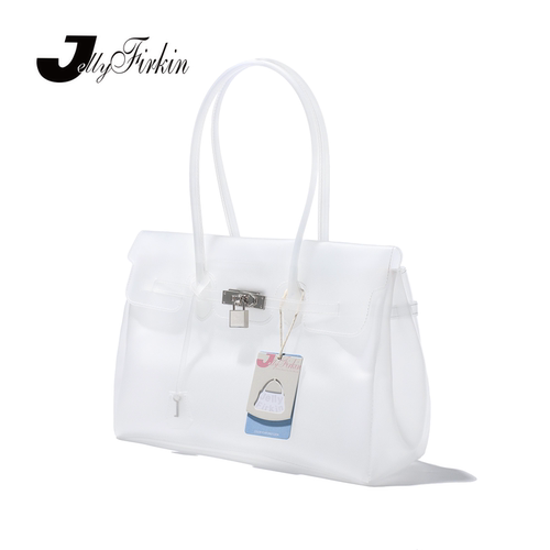 JellyFirkin中号磨砂白腋下包