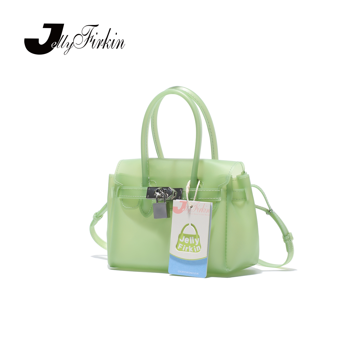 JellyFirkin迷你抹茶绿腋下包