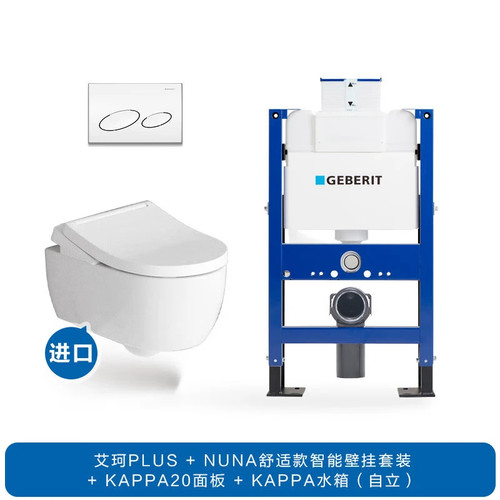 吉博力GEBERIT瑞士进口艾珂PLUS壁挂马桶挂墙式悬空智能坐便器